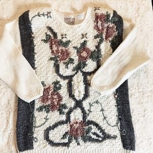 Vintage Carolina Colours Hand Knit Oversized Sweater M